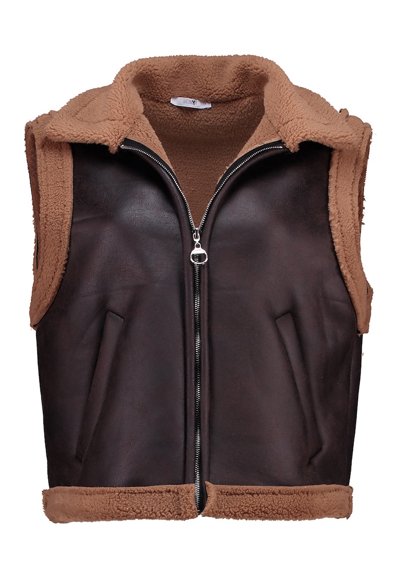 Vesta cu fernoar si buzunare Vesta cu fernoar si buzunare