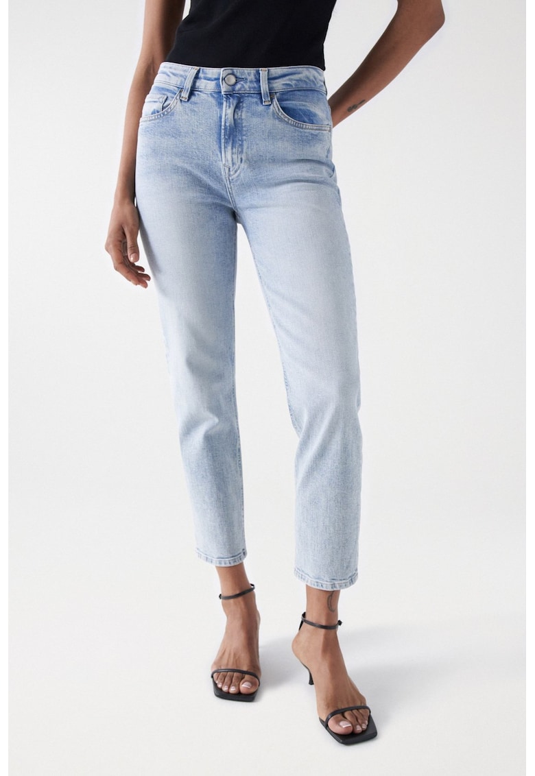 Blugi slim fit crop True Blugi slim fit crop True