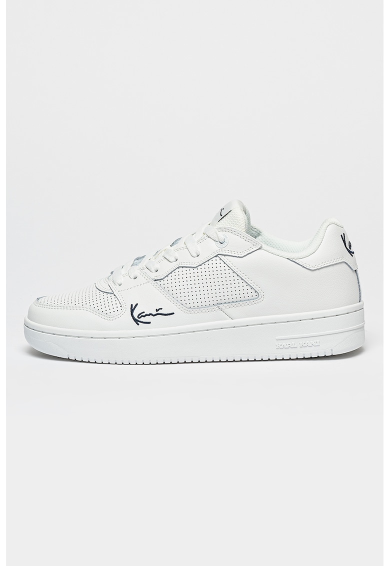 Pantofi sport low-cut din piele cu detalii logo