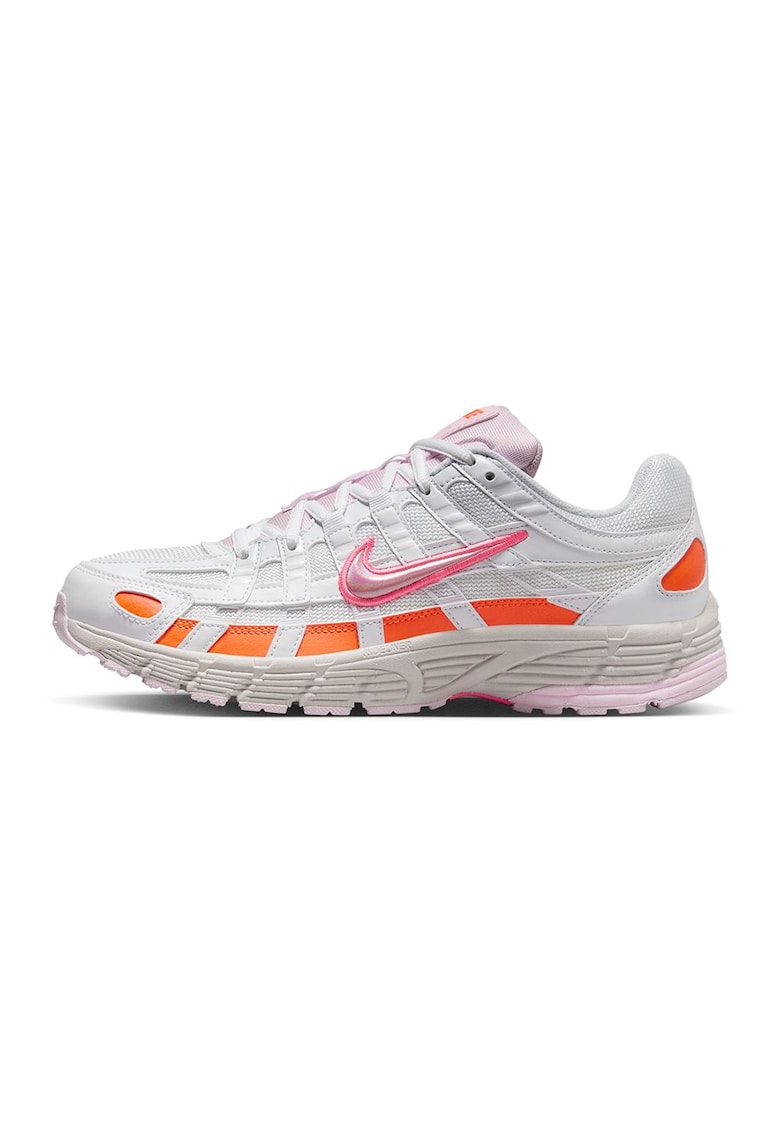 Nike Спортни обувки с мрежа - Бял/Оранжев/Розово