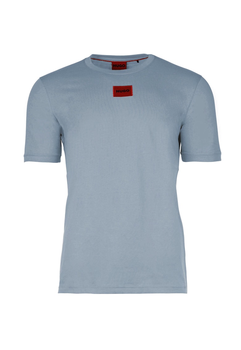 Tricou de bumbac Diragolino 212 - Albastru pastel