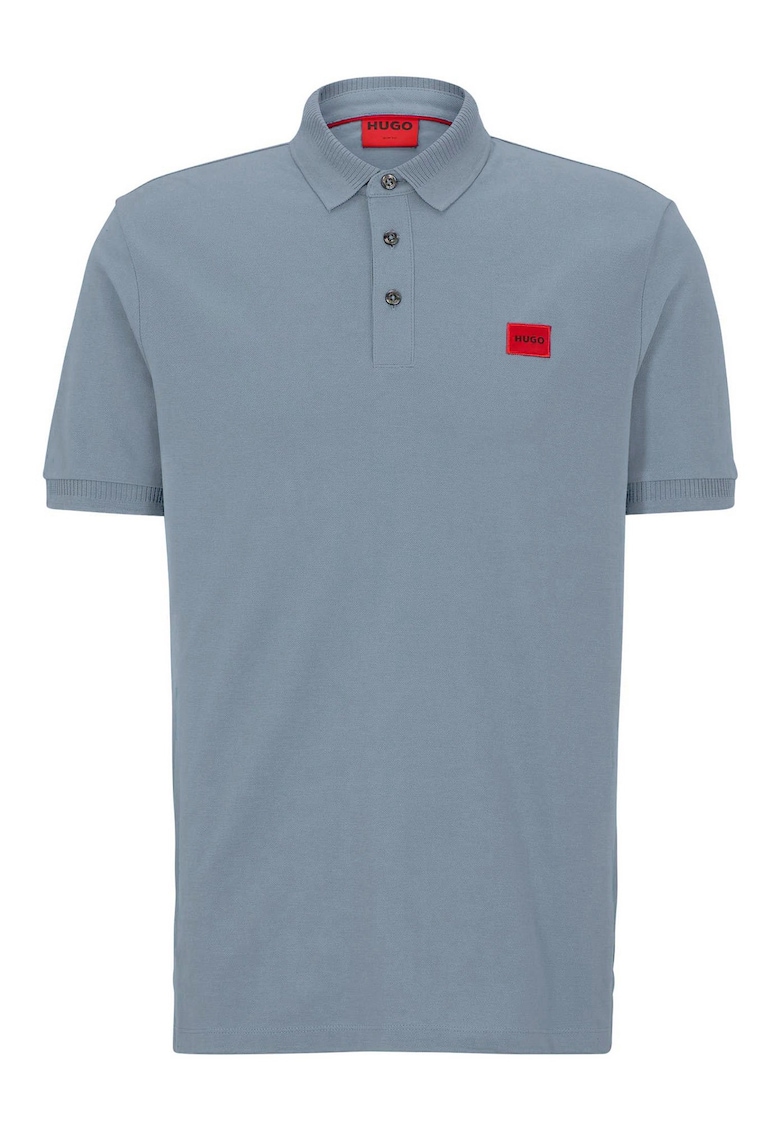 Tricou polo slim fit - Albastru deschis