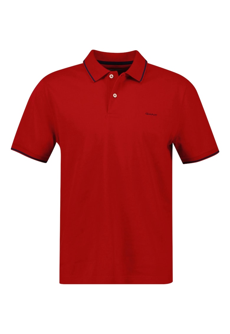 Tricou polo din material pique - Rosu