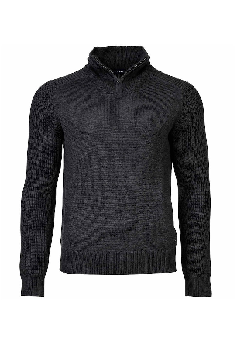 Bluza de trening din amestec de lana cu fenta cu fermoar Thorn