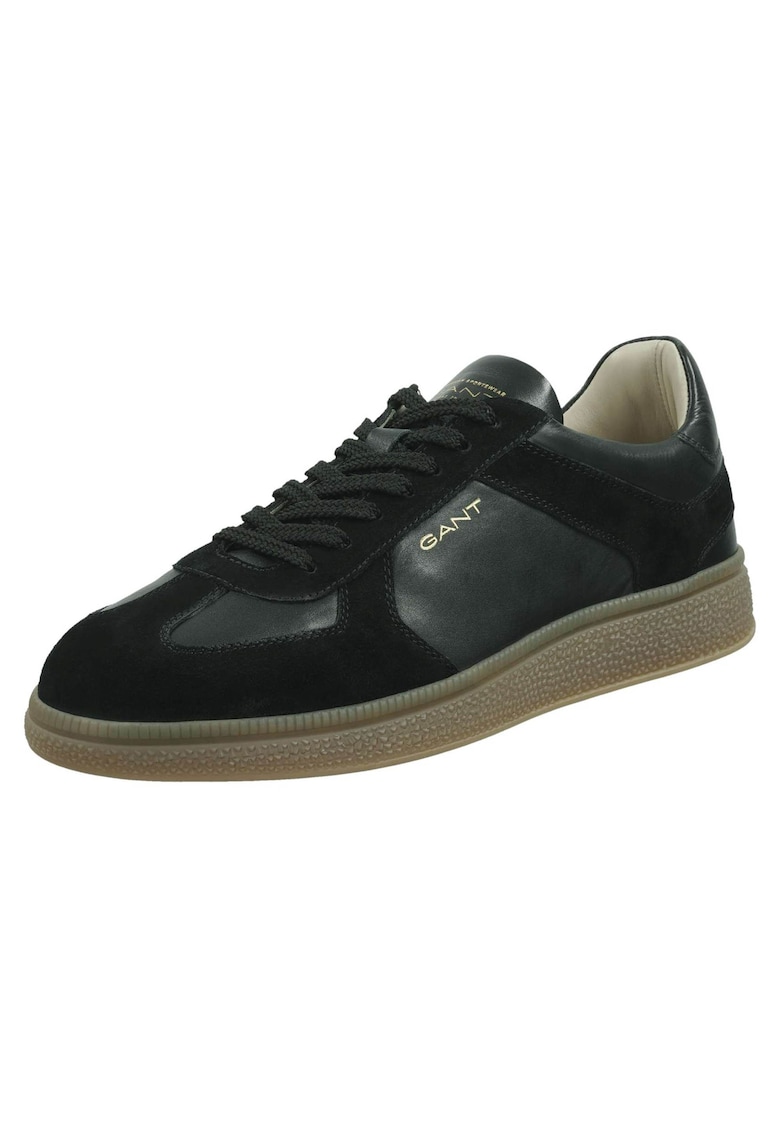 Pantofi sport din piele si piele intoarsa Cuzmo - Negru