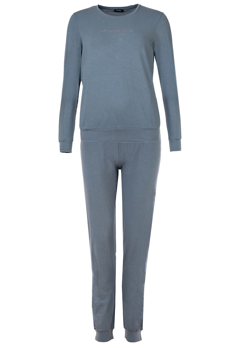 Pijama cu pantaloni lungi si logo