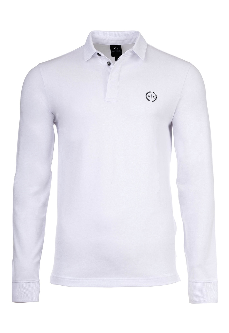 Bluza polo din amestec de bumbac