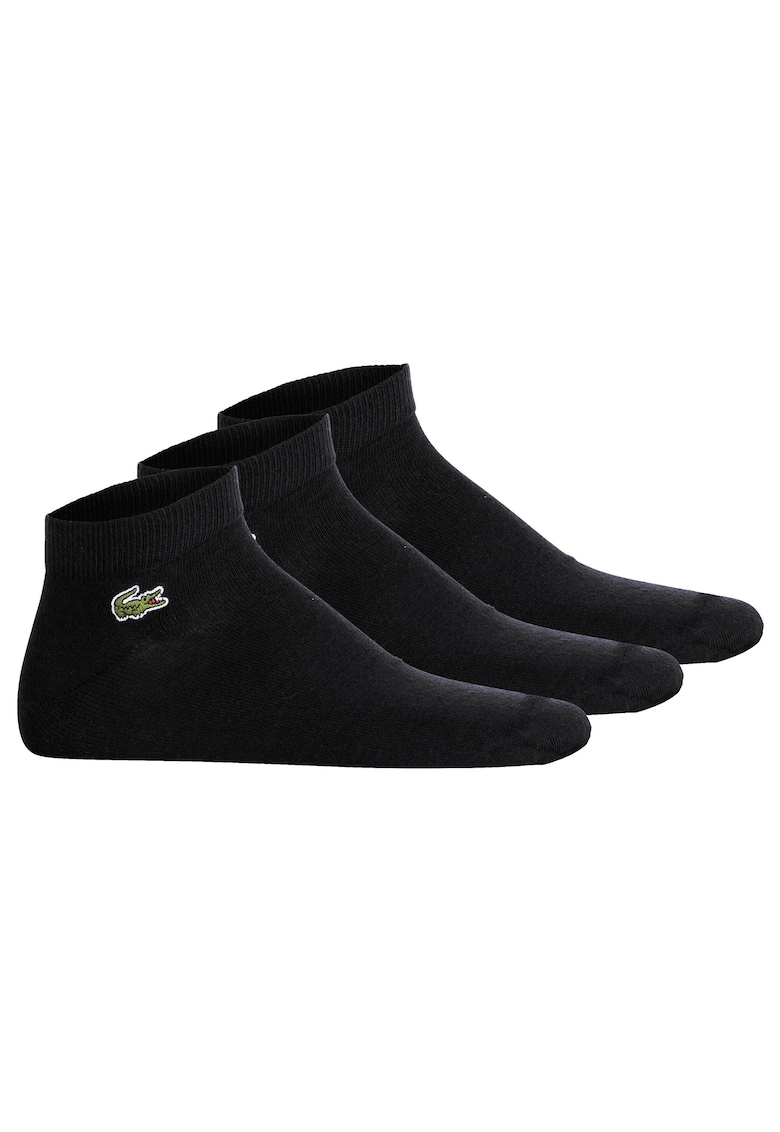 Set de sosete unisex pana la glezna - 3 perechi - Negru