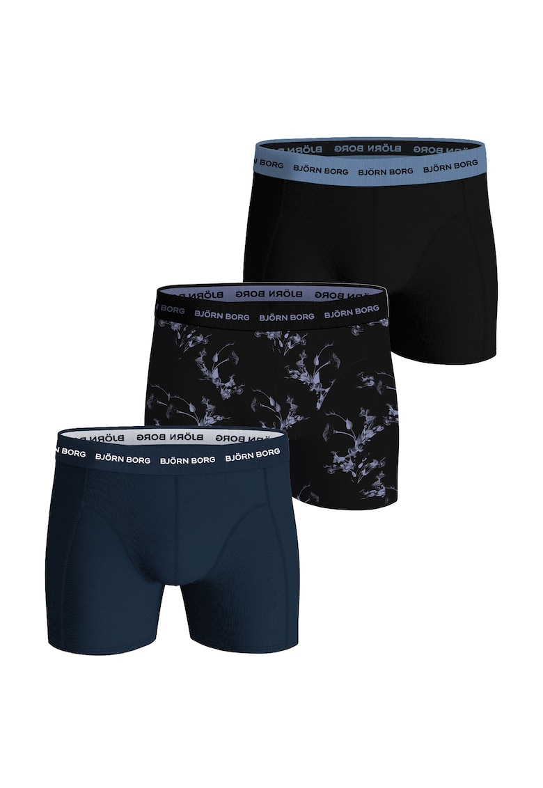 Set de boxeri din amestec de bumbac - 3 perechi Set de boxeri din amestec de bumbac - 3 perechi