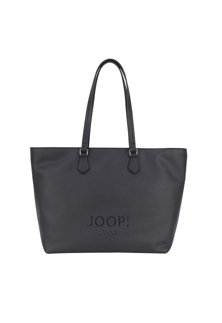 JOOP! - Geanta shopper cu detaliu logo Lara - Albastru inchis