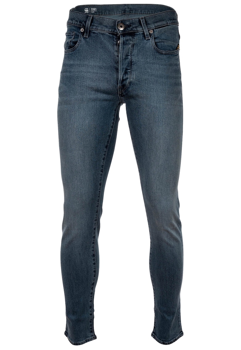 Blugi slim-fit cu model 5 buzunare