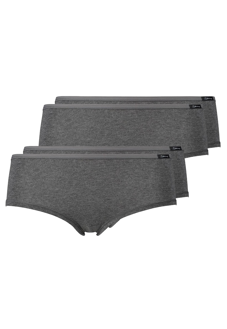 Set de chiloti hipster din amestec de bumbac - 4 perechi - Gri