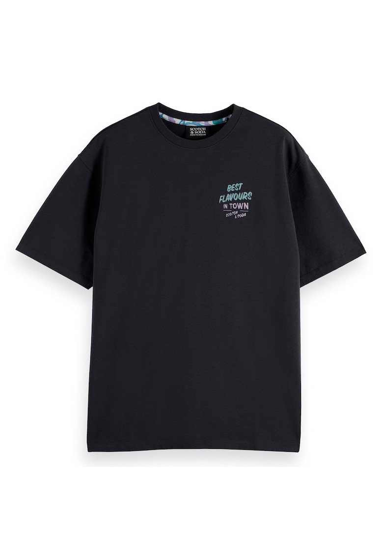 Tricou relaxed-fit cu imprimeu pe partea din spate