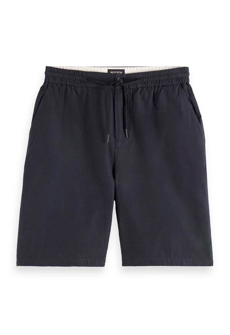 Pantaloni scurti cu snur - Negru