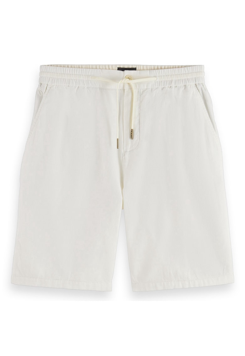Pantaloni scurti cu snur - Alb