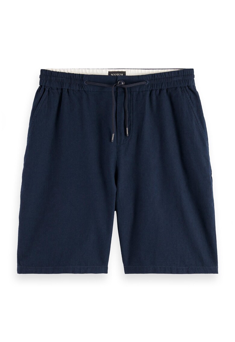 Pantaloni scurti cu snur - Albastru inchis