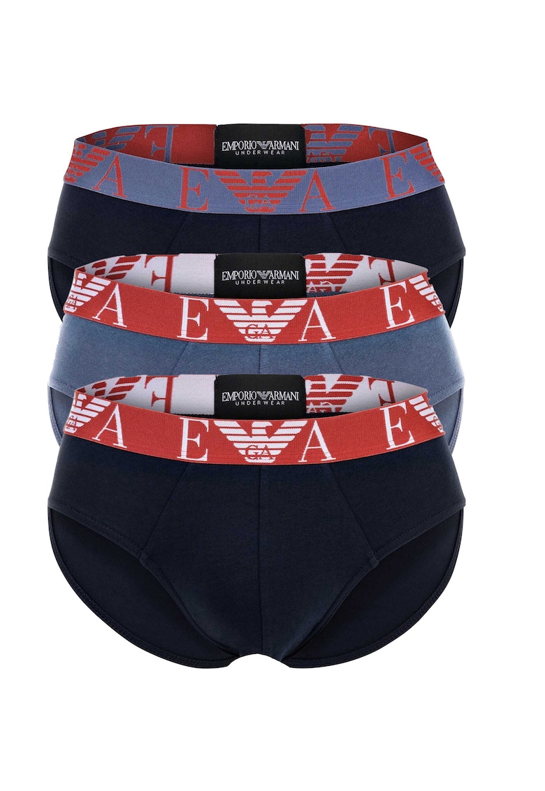 Set de chiloti cu banda logo in talie - 3 Piese