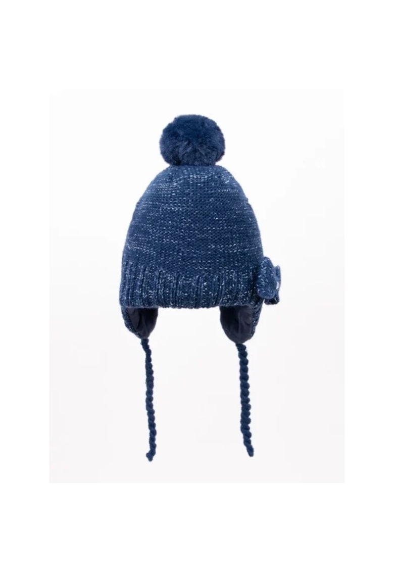 Caciula De Iarna - Pentru Copii - Legata - Uni - Fete - Bleumarin - 9-12 luni