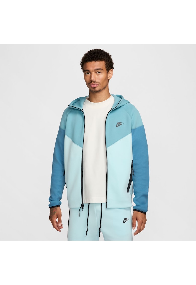 Bluza M Tech Fleece Fz Wr Hoodie - Albastru