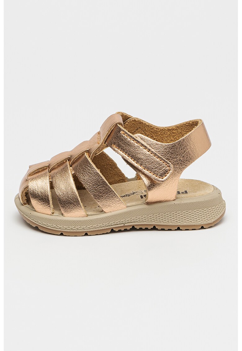 Sandale cu velcro - Auriu rose
