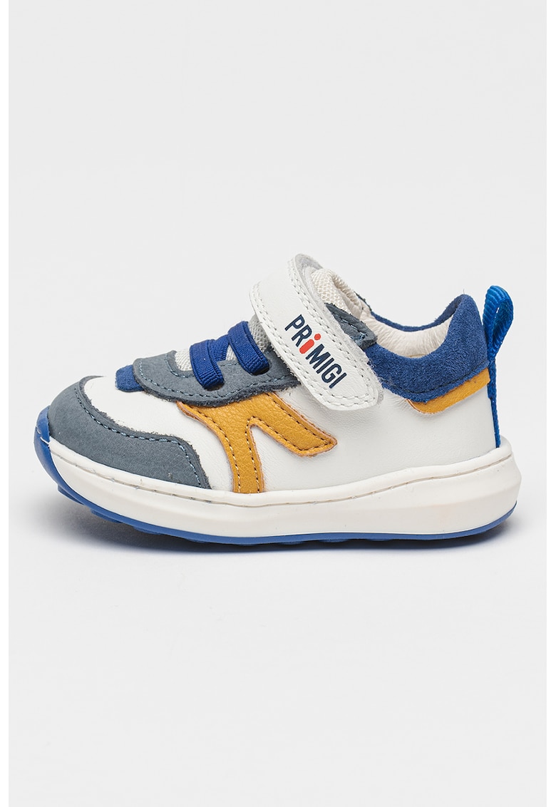 Pantofi sport de piele cu model colorblock