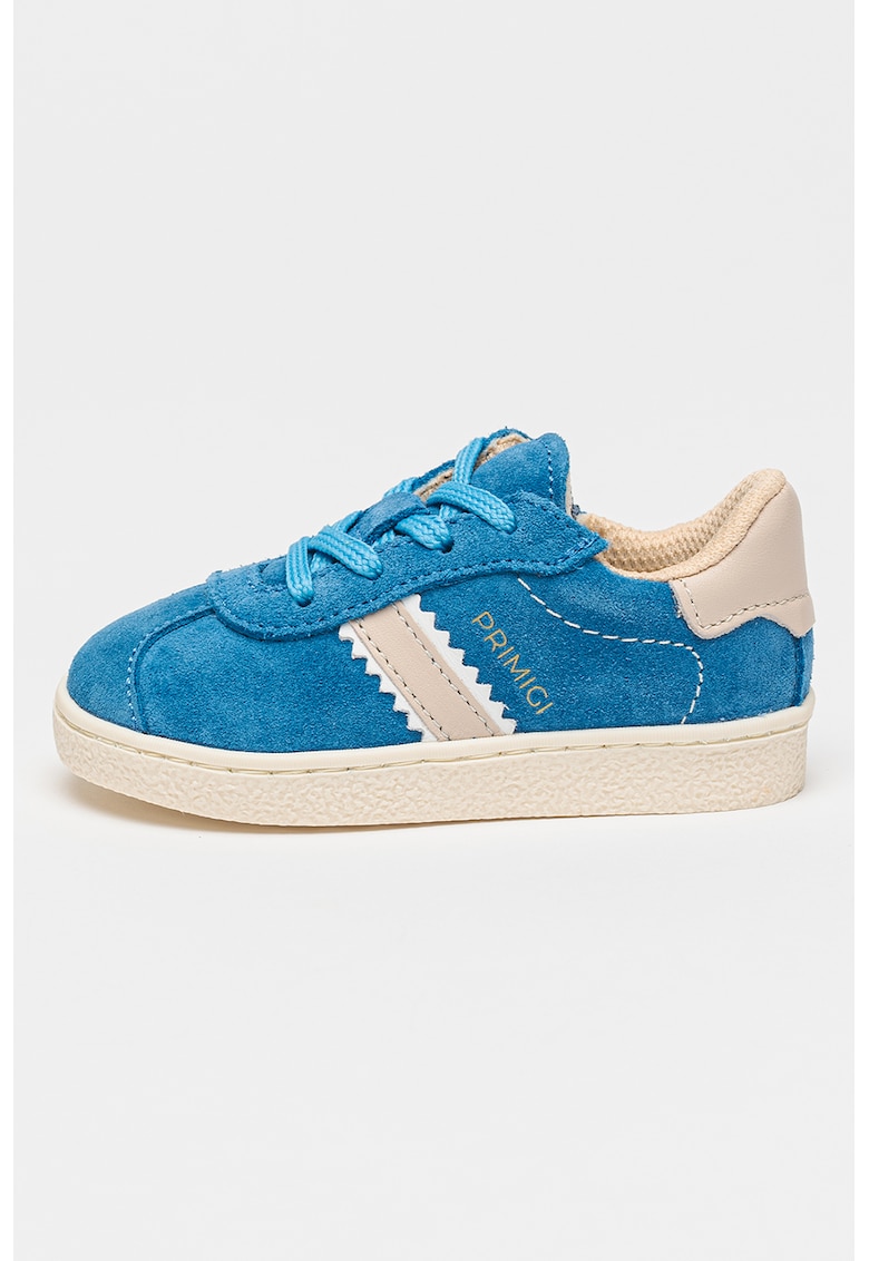 Pantofi sport low-cut de piele intoarsa