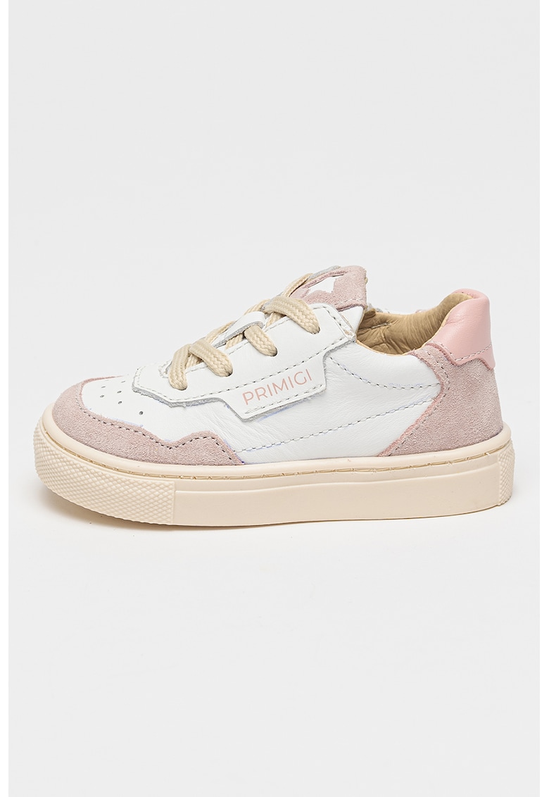 Pantofi sport cu detalii de piele intoarsa