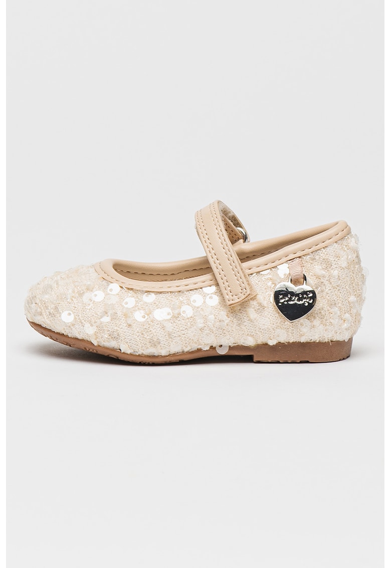 Balerini cu paiete si segment cu inchidere velcro