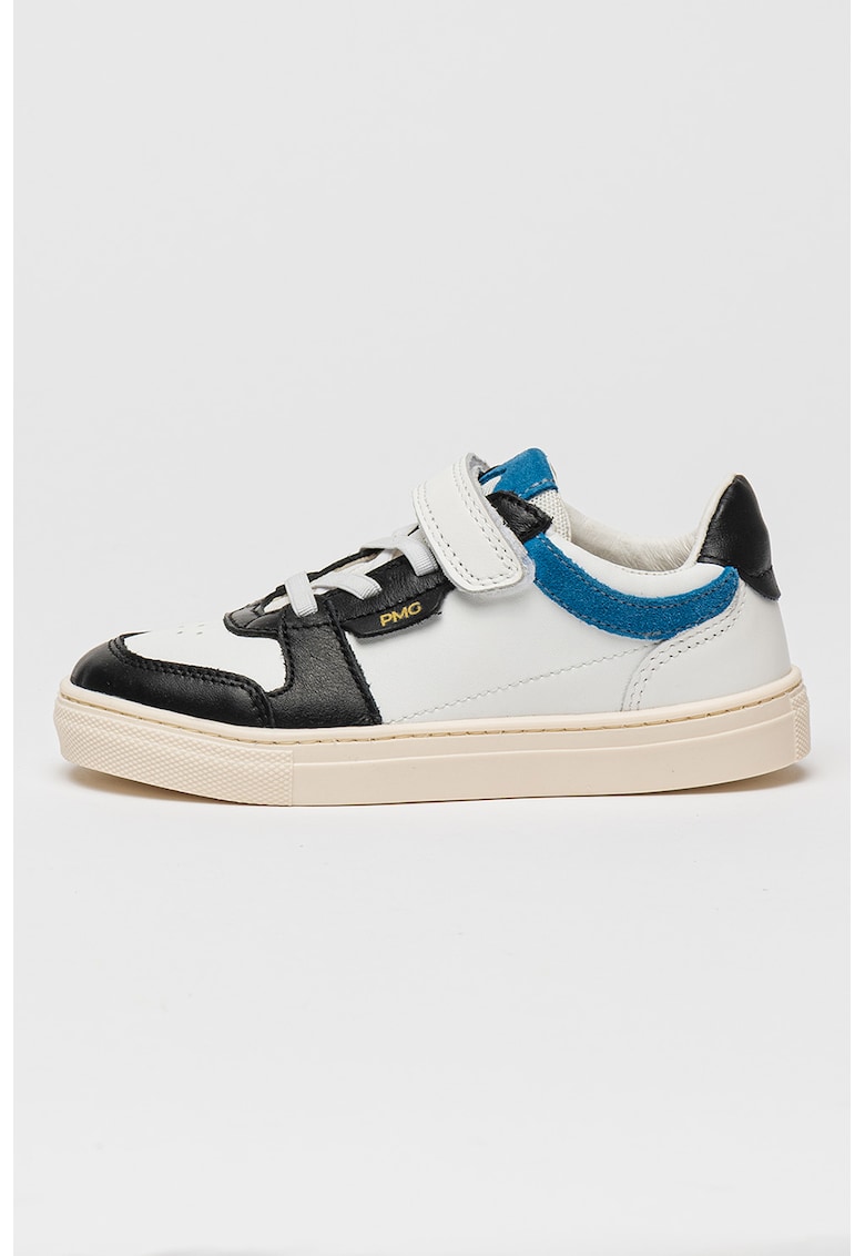 Pantofi sport din piele cu insertii din piele ecologica