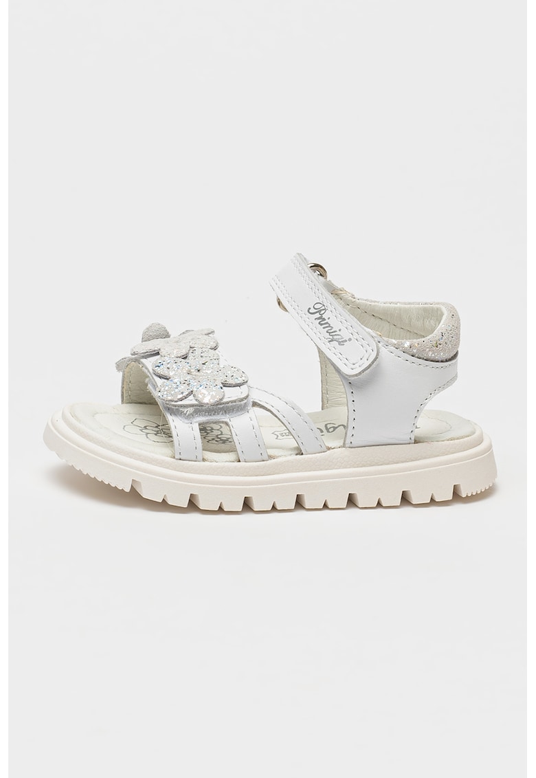 Sandale flatform din piele