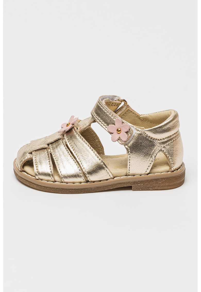 Sandale din piele cu velcro