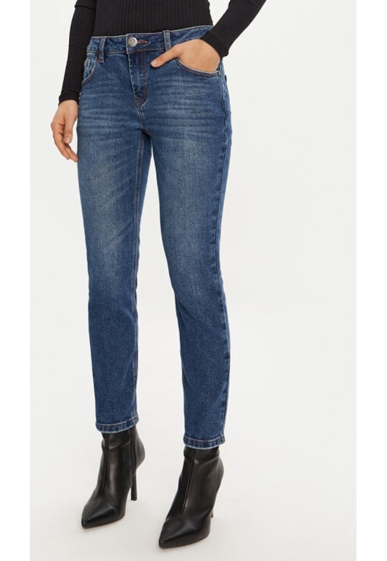 Blugi dama - 26586 - Albastru - Bumbac