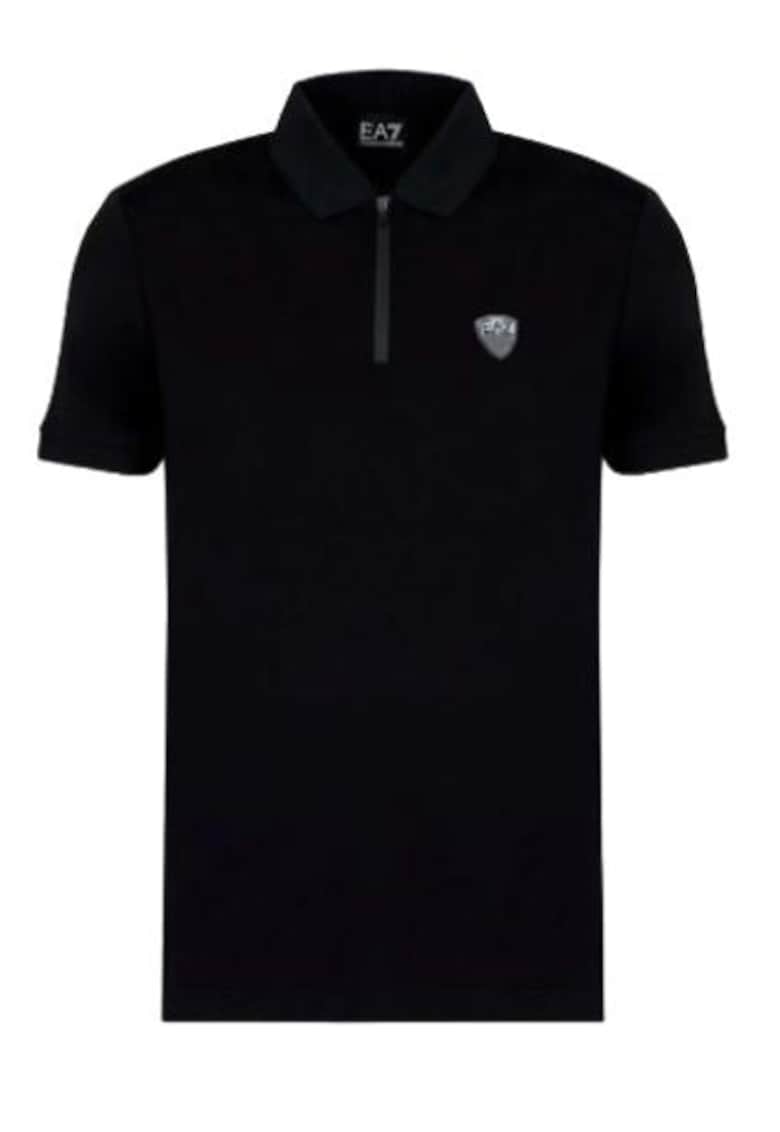 Tricou barbati 8NPF13 - Emporio Armani Viscoza/Poliamida - Negru