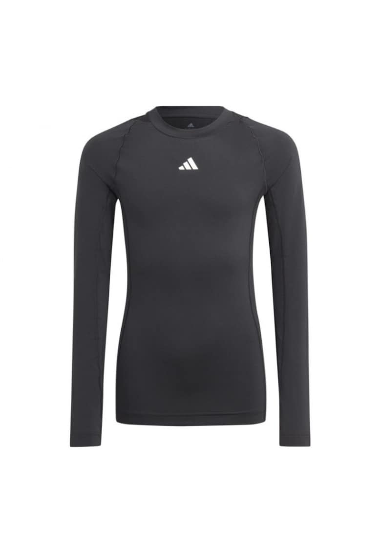 Bluza sport pentru copii - Tech Fit Jr - poliester - negru -