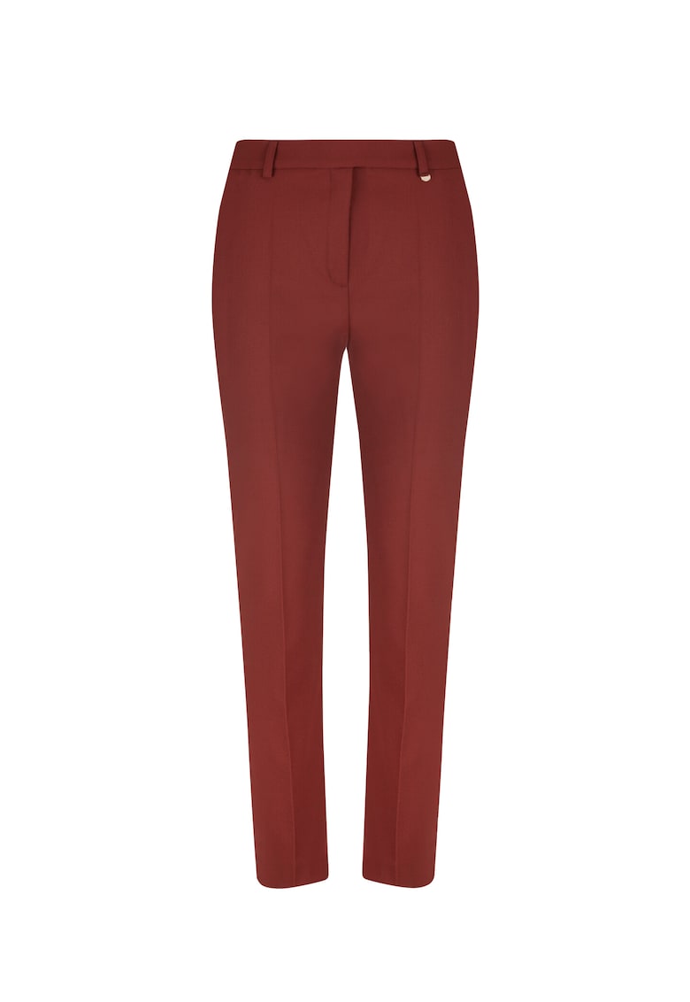 Pantaloni clasici din amestec de lana -  Burgundy