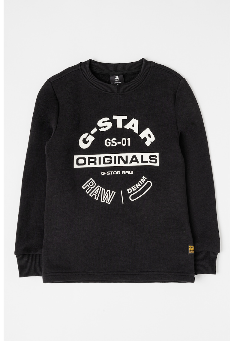 Bluza de trening din amestec de bumbac cu logo