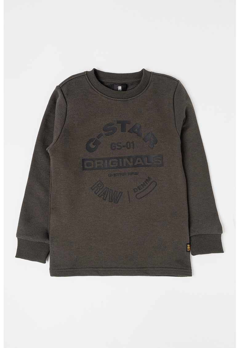 Bluza de trening din amestec de bumbac cu logo