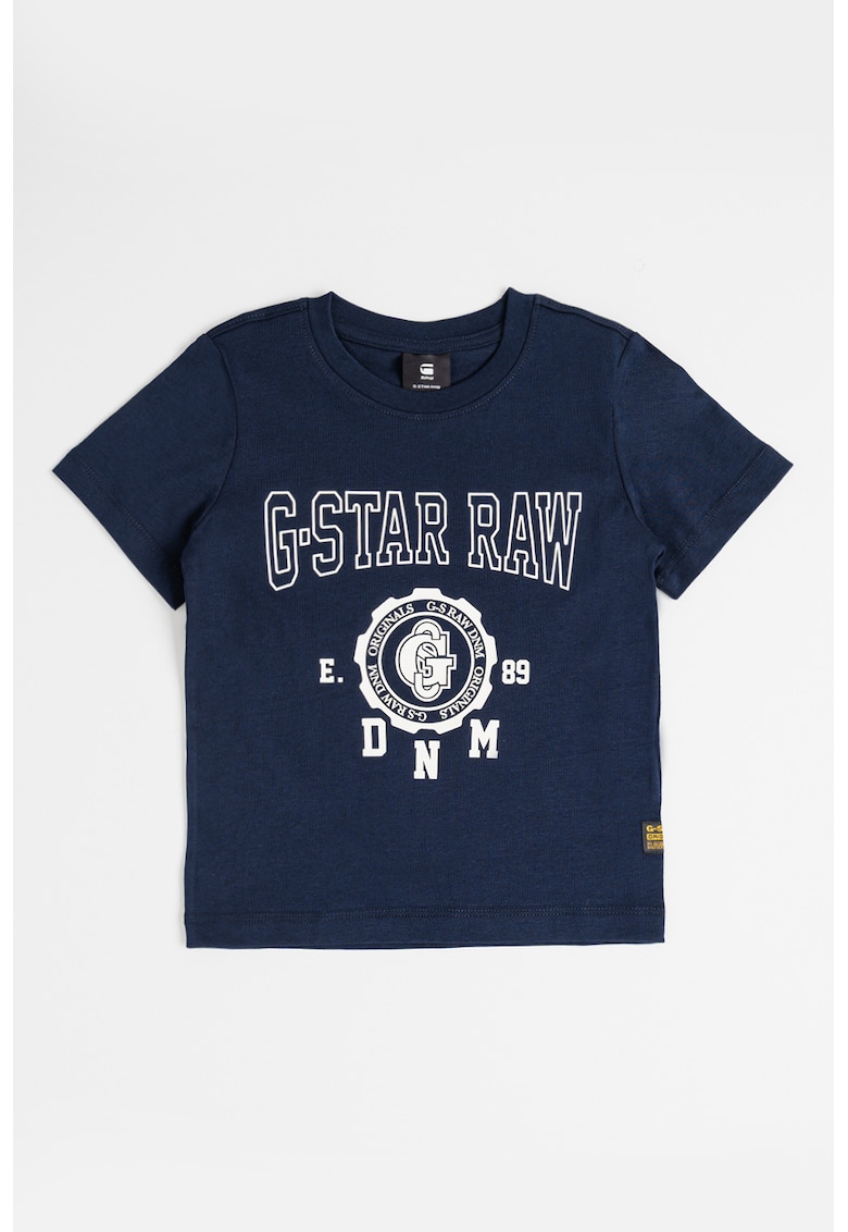 Tricou de bumbac organic cu logo supradimensionat