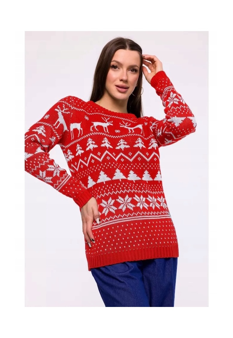Pulover cu model de Craciun