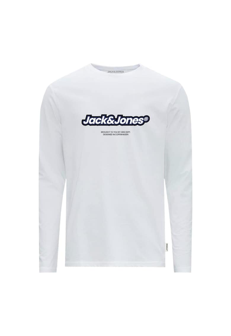 Bluza JACK &JONES Vesterbro Newton Crew Alb