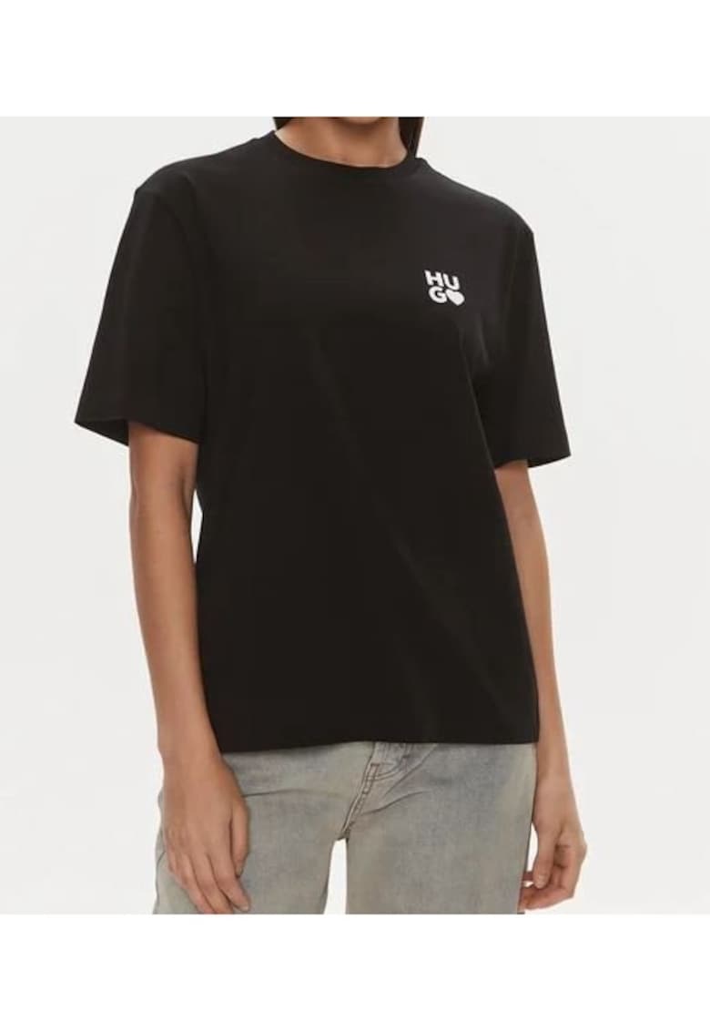 Hugo Tricou din bumbac cu logo discret