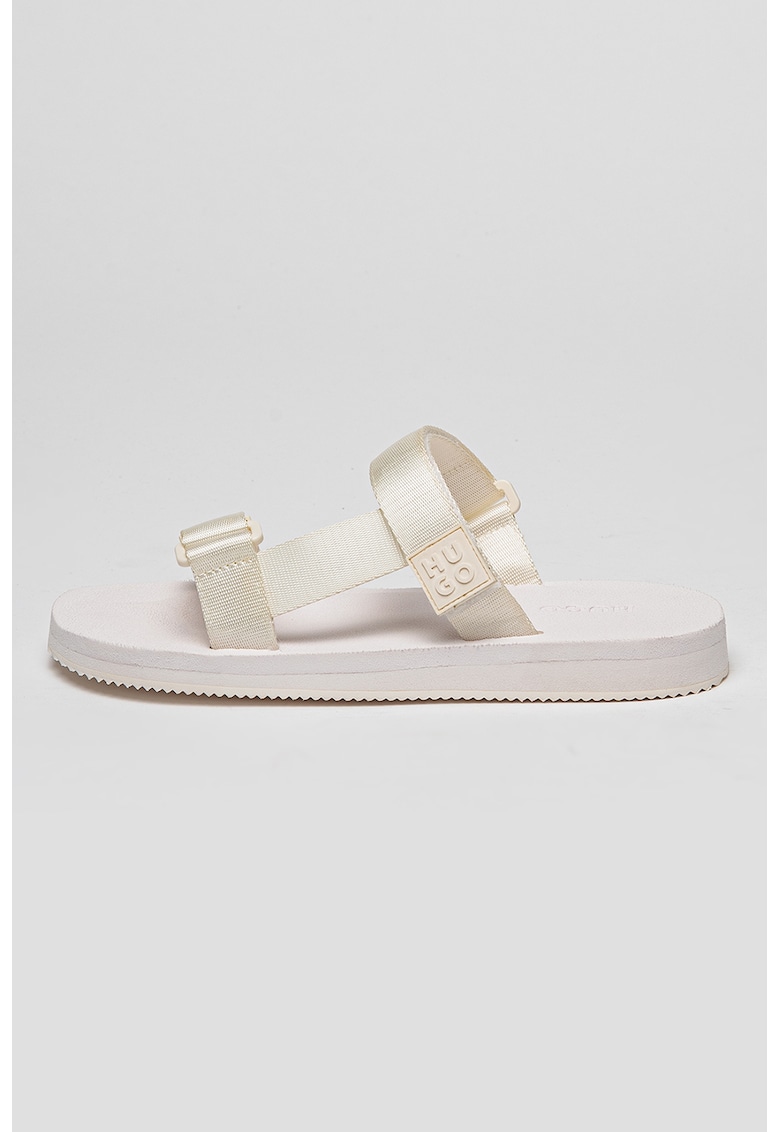 Papuci de casa cu logo in relief