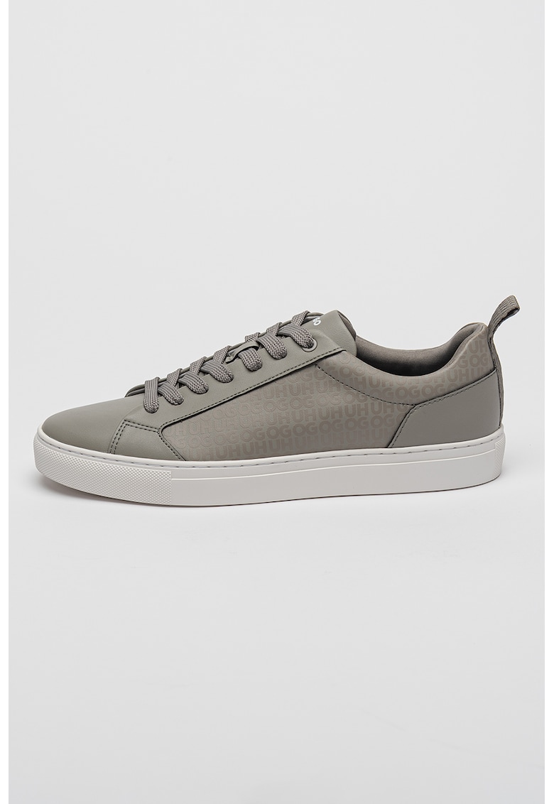 Pantofi sport de piele ecologica Morrie - Gri deschis