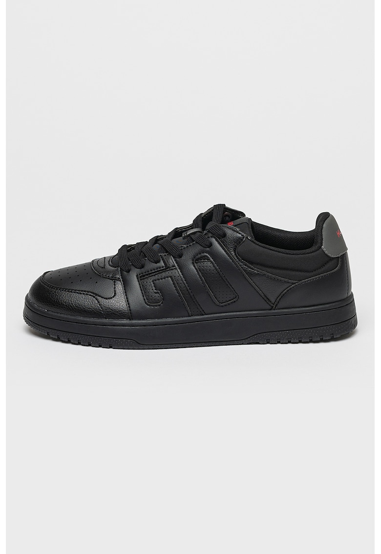 Pantofi sport de piele ecologica - Negru