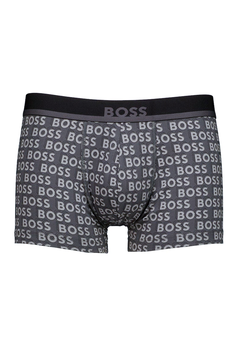 Boxeri cu model si banda logo in talie