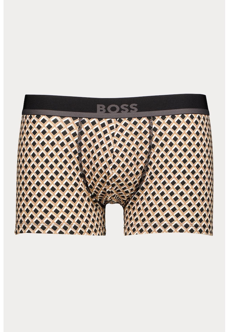 Boxeri cu model si banda logo in talie