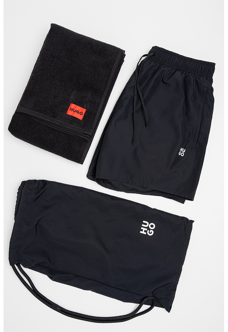 Set de prosop pentru plaja si pantaloni scurti de baie