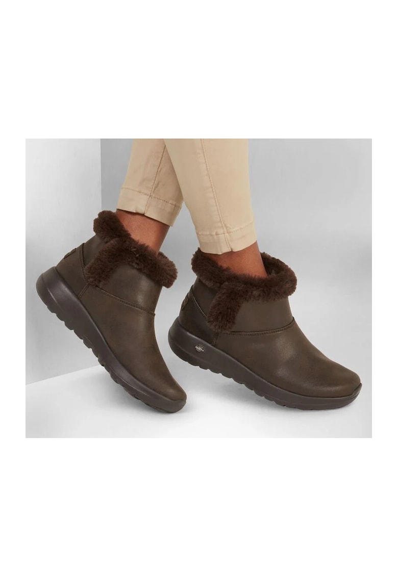 Ghete Casual Dama 144013 Choc Maro - 35 - Maro