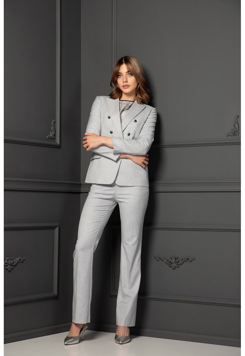 Pantaloni drepti clasici - Gri