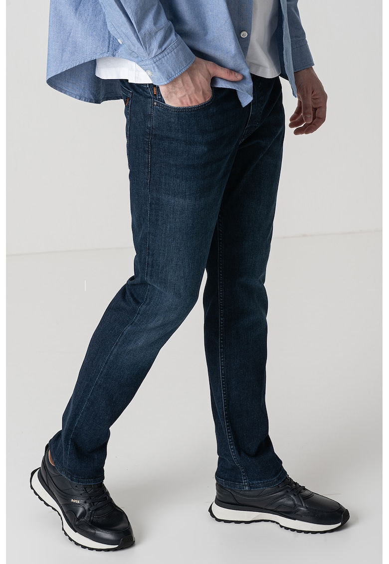 Boss Blugi slim fit Delaware - Albastru inchis